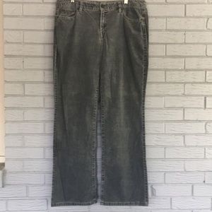 Gray corduroy pants